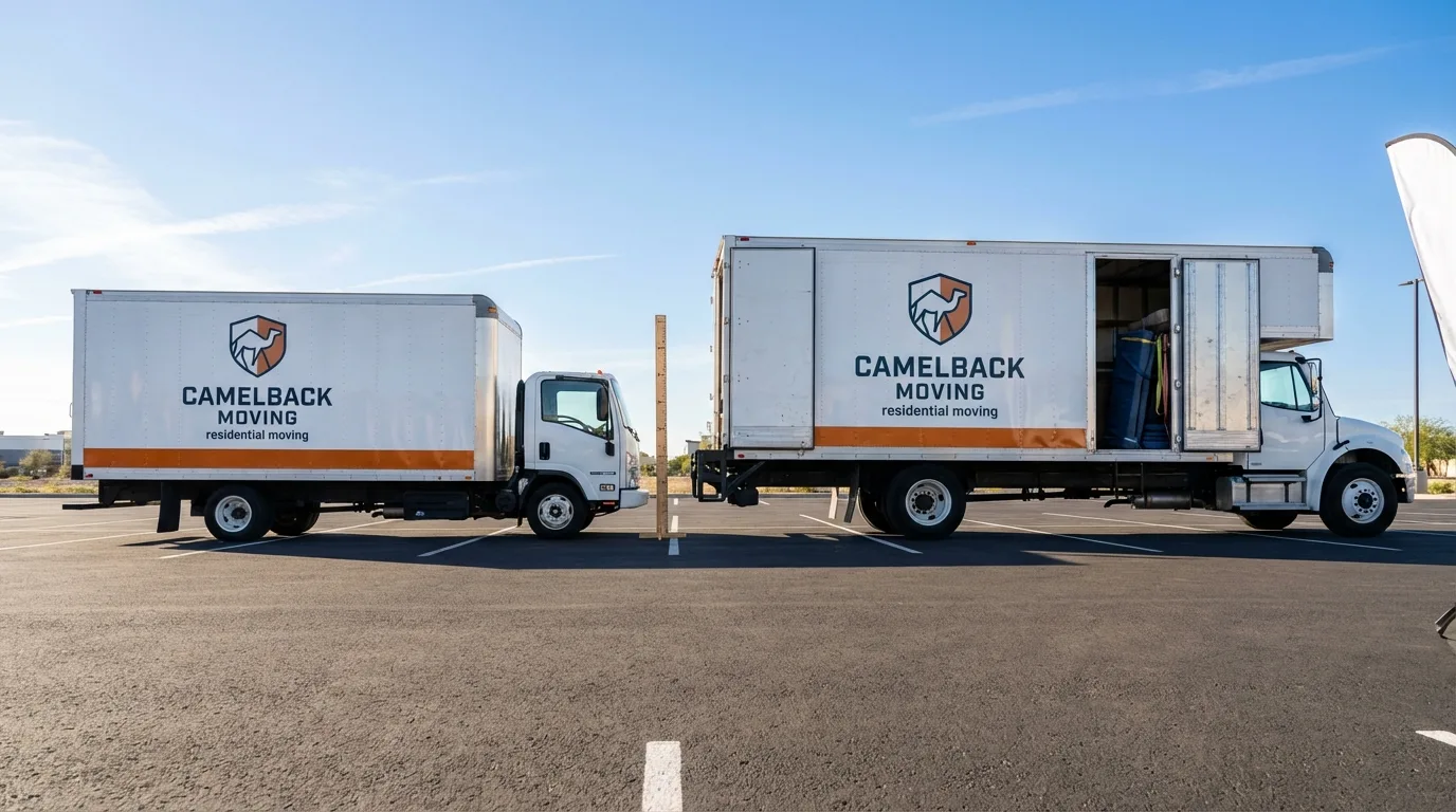 Moving truck size capacity guide in Santa Teresa